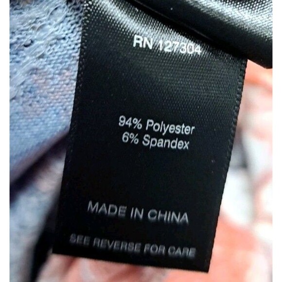 Ali Miles Women's Open Front Cardigan Sweater Size XL Watercolor Artsy Preppy - Picture 8 of 10